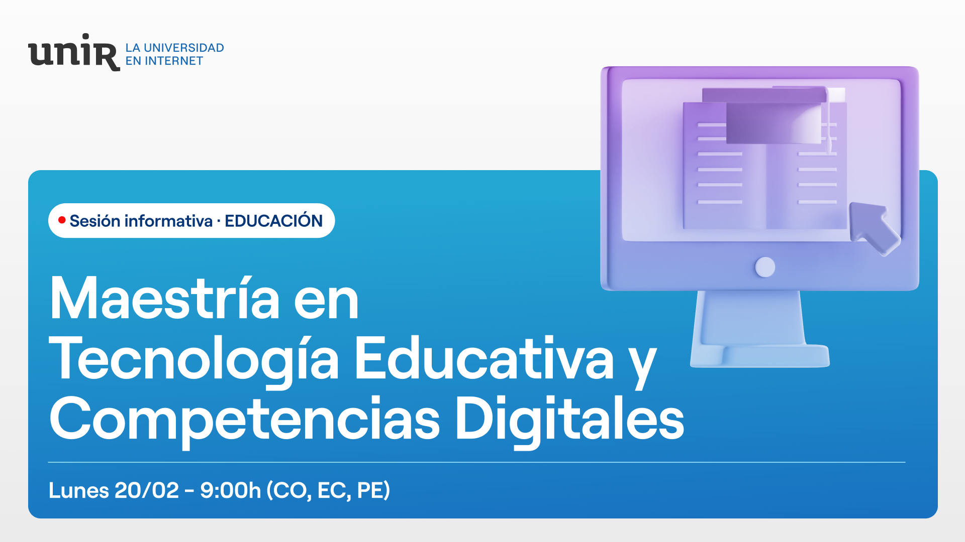 Sesión informativa en Tecnología Educativa y Competencias Digitales